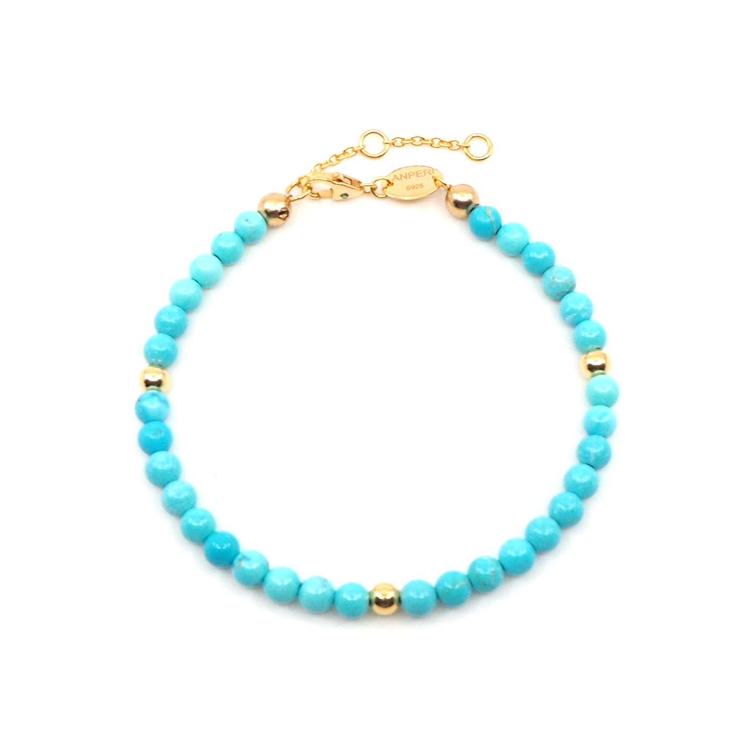 Bracelet Turquoise, Or