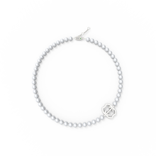 Collier monogramme perle