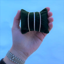 Bracelet rivière doré griffe 2mm