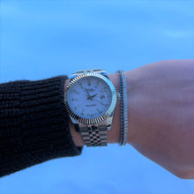 Bracelet rivière argent pavé 2mm