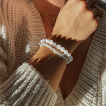 Bracelet Macramé Pierre de lune, Cristal, Diamant