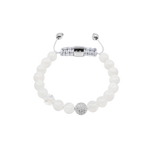 Bracelet Macramé Pierre de lune, Cristal, Diamant