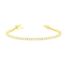 Bracelet rivière doré griffe 2mm